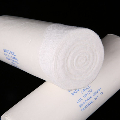 los 82cm*10M 100% algodones Gauze Rolls Sterile Surgical Wraps absorbente médico