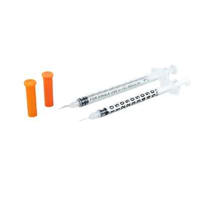 El CE ISO certificó la jeringuilla disponible estéril médica de la insulina de la jeringuilla 0.3ml 0.5ml 1ml